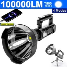 Handscheinwerfer 4 Core Led Xhp 90 Scheinwerfer Beam Strahl mit USB Aufladbar