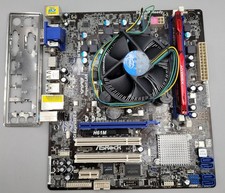Mainboard ASRock H16M Sockel 1155 + Intel Core i3-2100 + 4GB DDR3 RAM