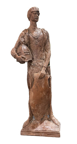 Große ritter skulptur 62cm - ritter,
