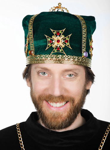Kronhaube dunkelgrün - ,
