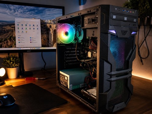 Gamer komplett set amd - gamer, pc