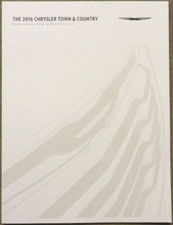 2016 Chrysler Town & Country USA Prospekt Brochure, 42 Seiten