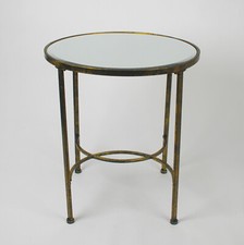 Antiker goldener runder