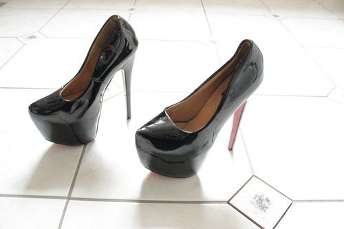 Sexy gogo plateau high heels - plateau,