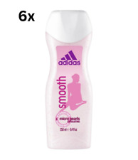 Adidas Women Duschgel - Smooth - Mikro-Perlen Apfel & Pfirsich - 6x250ml