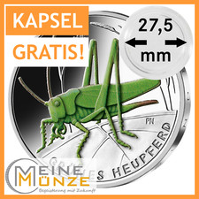 5 Euro Münze GRÜNES HEUPFERD