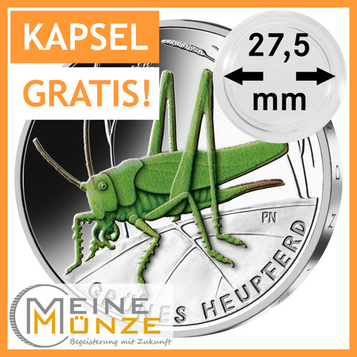 Euro münze grünes heupferd - grÜnes,