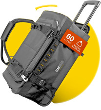 Reisetasche mit Rollen 60 Liter aus wetterfestem Material