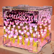 DIY Blumen Lampe LED