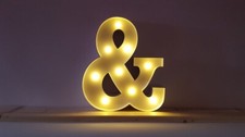 LED 3D Alphabet Zeichen &