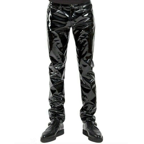Herren kunstleder pvc hosen - herren,