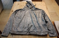 Damen Pulli silbergrau mit Kapuze Größe 46 - 48