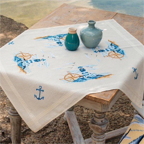 Vervaco tischdecke kreuzstich - tischdecke,