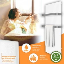 Handtuchtrockner Handtuchheizung Badheizkörper Infrarot 400Watt WiFi B-Ware