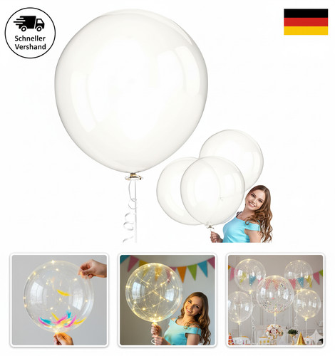 90cm groß ballon - ballon, transparent