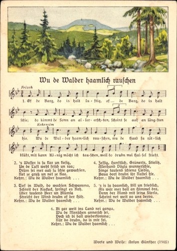 Lied anton günther - lied,