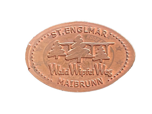 Elongated coin quetschmünze - coin,