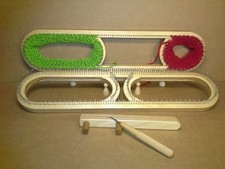 112 Strickrahmen XLverstellb. Strickring Strickstab Strickliesel Knitting Board 