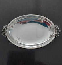  Ovale Konfektschale, 925/000 Silber, Punze