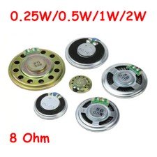 8Ohm 0.25W/0.5W/1W/2W Kleine Lautsprecher Runde Lautsprecher Verschiedene Größen
