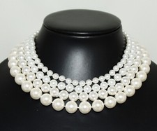 Muschelkern Perlen-Armband,Fußkettchen,Halskette 17-60 cm 1 St. P. Ø 6-12 mm neu