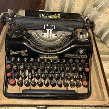 Antike Schreibmaschine Rheinmetall Borsig Horst Stielow Büromaschinen