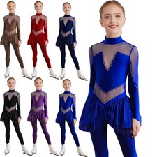 DE Mädchen Turnanzug Glitzer