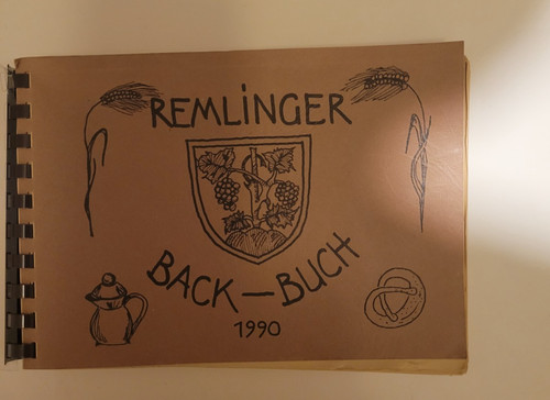 Remlinger back buch 1990 - remlinger, back-buch