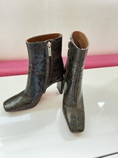 Zara Schlangen Snake Print Stiefel Gr. 37