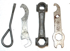 Altes Fahrrad Werkzeug für Satteltasche - z.B. Torpedo Hakenschlüssel (#W24)