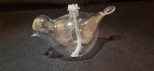 Öllampe Glas Vogel Neu mit