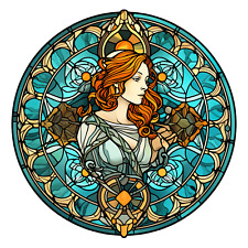 Autoaufkleber Sticker Buntglas