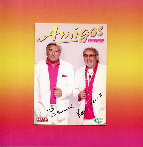 Amigos musik autogrammkarte - musik,,