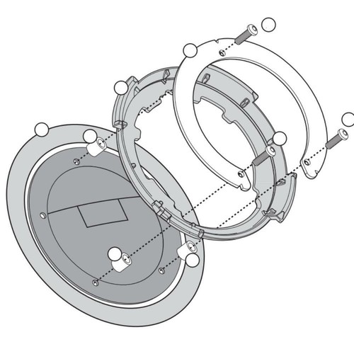Givi bf08 spezifische flansch - bf08,