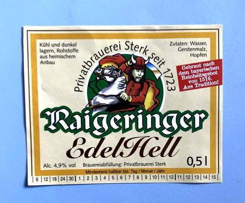 Altes bieretikett - altes,