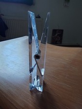 Riesige Acryl Wäscheklammer 80er Fisher HiFi Werbegeschenk Werbung Schreibtisch 