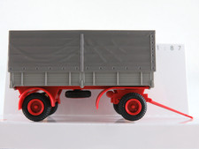 Busch 53352 Anhänger IFA HL 80 mit Plane (1967) in grau 1:87/H0 NEU/OVP