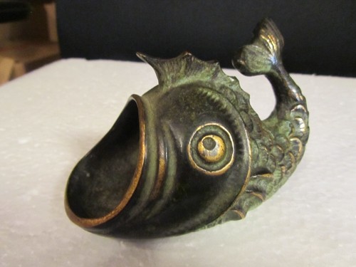 Aschenbecher fisch messing - aschenbecher, fisch,