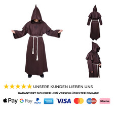Mönch Robe Kostüm Mönch