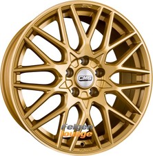 4 Alufelgen CMS C25 CG Gold Glanz 7x17 ET50 4x100 17 Zoll