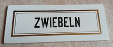altes Schild Porzellan Keramik