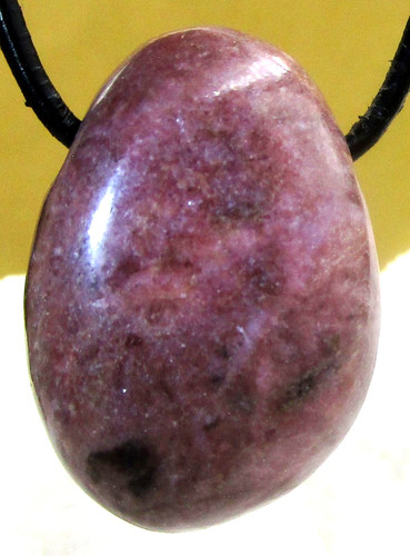 Rhodonit trommelstein - rhodonit,