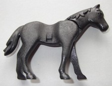 40151, 1x Pferd, 2. Generation, Schweif abstehend, schwarz