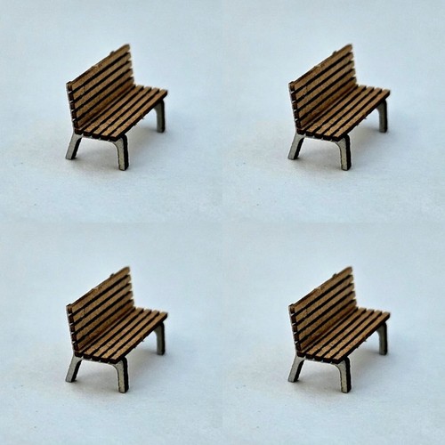 Parkbank set für 1 - set, 1:87