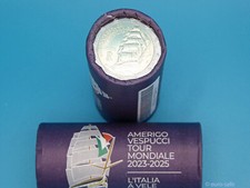2 Euro 2025 @ ITALIEN @ Amerigo VESPUCCI @ SOFORT lieferbar