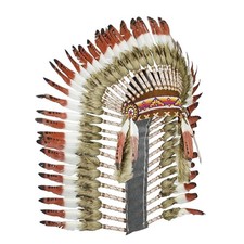 Indianer-Kopfschmuck, Kostüm, Häuptling, Indianerhut Für Festival,