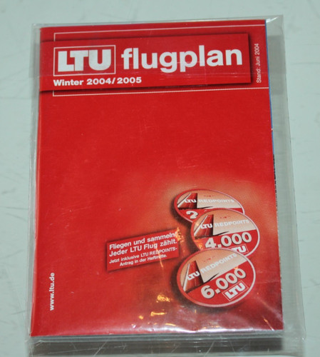 Ltu flugplan winter 2004 - winter, /