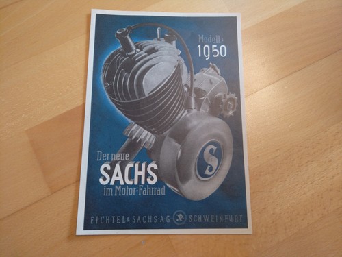 Sachs motor 98ccm modell - modell, 1950