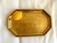 Florentiner Holz Tablett Gold