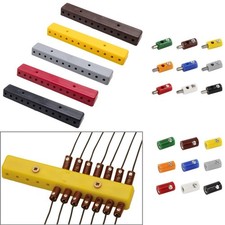 Verteilerplatte Bananenstecker Querlochstecker 2,6mm Mini Stecker Stromverteiler